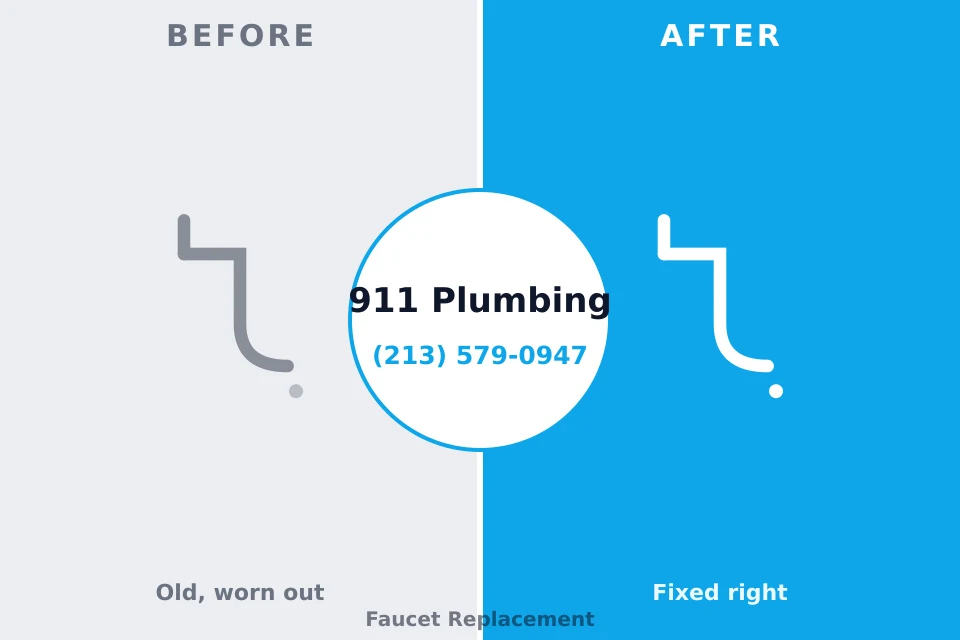 Before and after: plumbing repair Marshfield Hills, MA